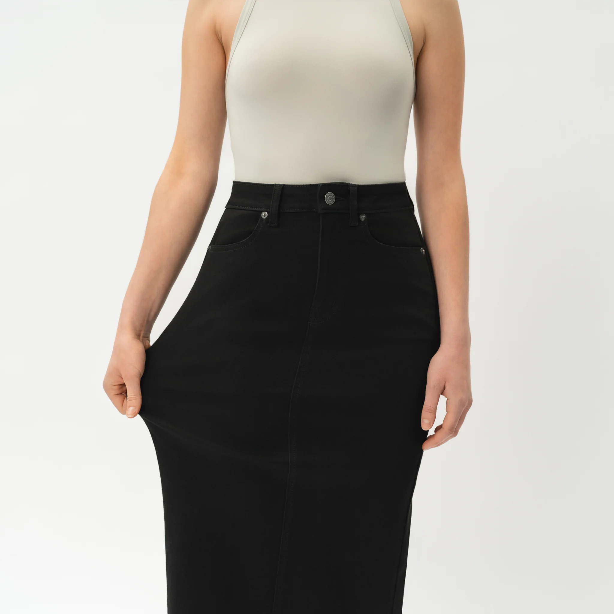 Stretchy ComfortDenim™ Skirt - Image 4